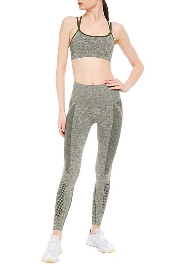 REEBOK X VICTORIA BECKHAM Stretch-jacquard sports bra