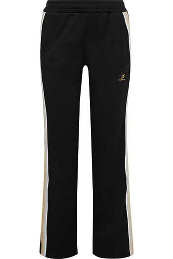 TWENTY MONTRÉAL Break Away striped cotton-blend mesh track pants