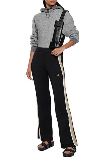 TWENTY MONTRÉAL Break Away striped cotton-blend mesh track pants