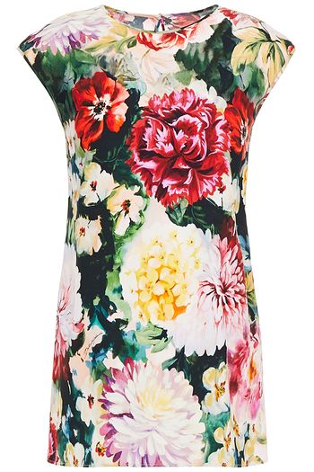 DOLCE & GABBANA Floral-print crepe top
