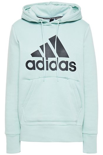 ADIDAS プリント コットン混フリース フーディ