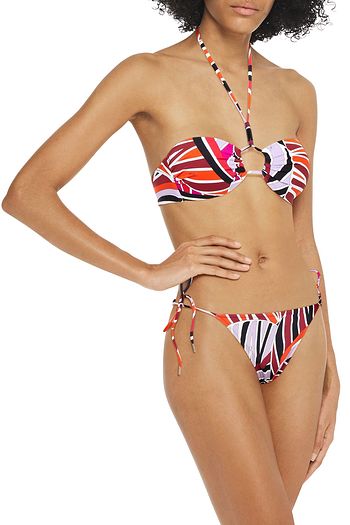 EMILIO PUCCI Printed low-rise bikini briefs
