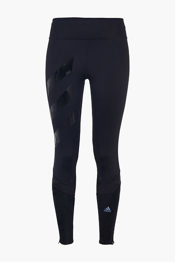 ADIDAS How We Do mesh-trimmed printed stretch leggings
