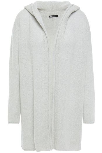 JAMES PERSE Mélange cashmere hooded cardigan