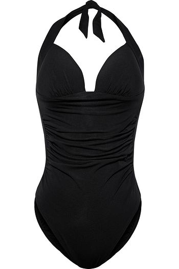 JETS AUSTRALIA BY JESSIKA ALLEN Jetset 50s ruched halterneck swimsuit
