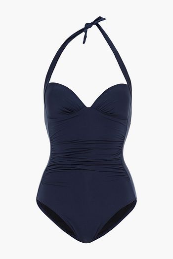 JETS AUSTRALIA BY JESSIKA ALLEN Jetset 50s ruched halterneck swimsuit