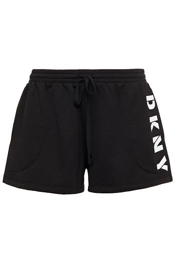 DKNY Printed fleece pajama shorts