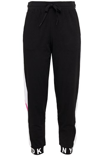 DKNY Leaving Our Mark monogram-trimmed cotton-blend jersey pajama pants