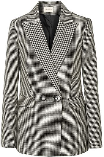 SIMON MILLER Galen houndstooth wool blazer