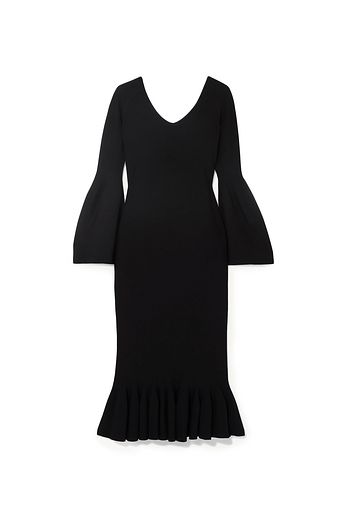 STELLA MCCARTNEY Ruffled cady midi dress