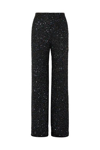 JENNY PACKHAM Arno embellished chiffon wide-leg pants