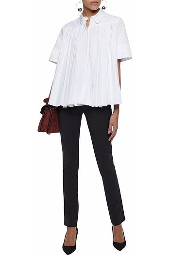 THE ROW Franklin wool-blend slim-leg pants