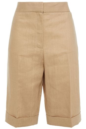 OSCAR DE LA RENTA Linen shorts