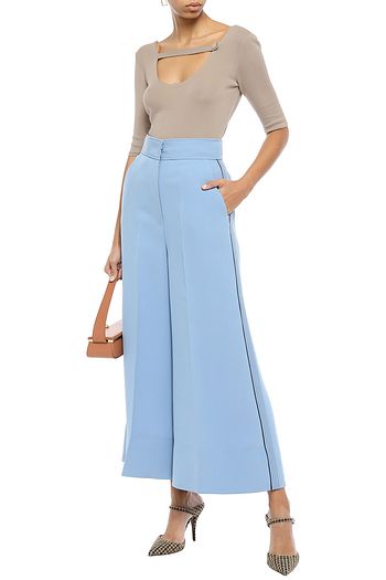PRADA Cutout cashmere and silk-blend top