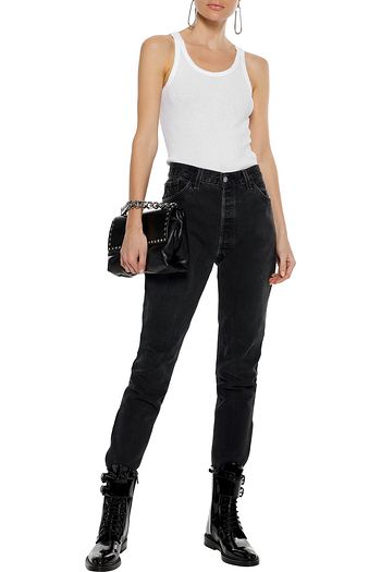 RE/DONE BY LEVI'S Ribbed cotton bodysuit
