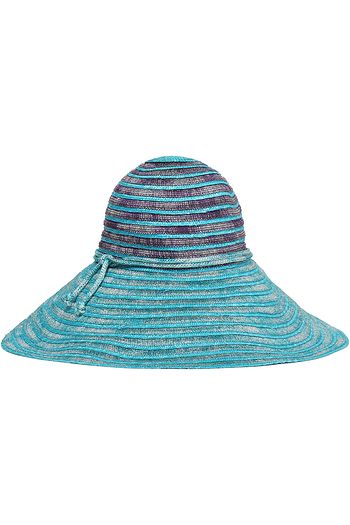 MISSONI MARE Gestrickter Sonnenhut mit Strohbesatz