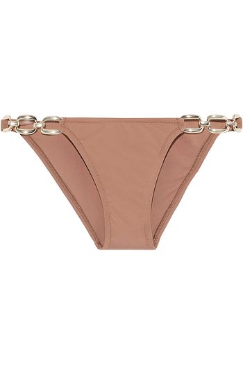 MELISSA ODABASH Melbourne chain-embellished low-rise bikini briefs