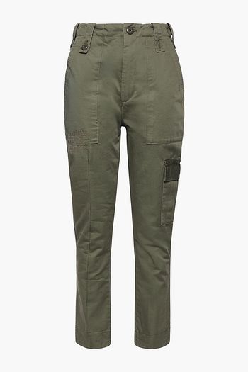 MARC JACOBS Cotton-gabardine slim-leg pants