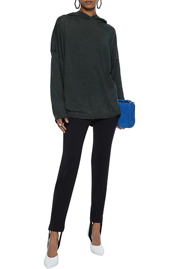 ACNE STUDIOS Oversized-Hoodie aus Leinen in Distressed-Optik