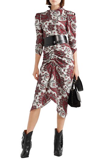ISABEL MARANT Loffen fringed leather ankle boots