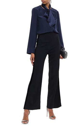 TORY BURCH Schluppenbluse aus Seiden-Cady