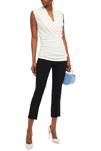 LANVIN Cropped cady straight-leg pants