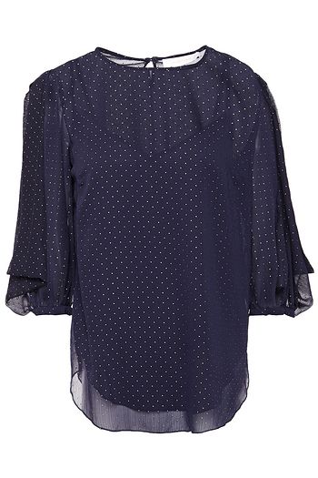 SEE BY CHLOÉ Studded crepon top