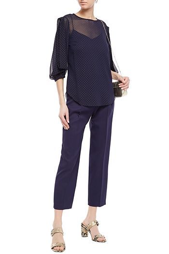 SEE BY CHLOÉ Studded crepon top