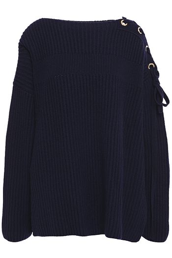 STELLA MCCARTNEY Pullover aus einer Kaschmir-Wollmischung mit Schnürung
