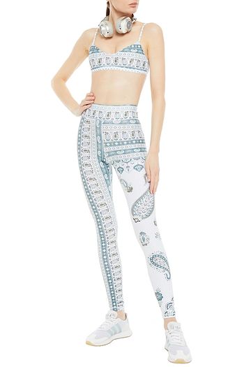 THE UPSIDE Fortune printed stretch leggings