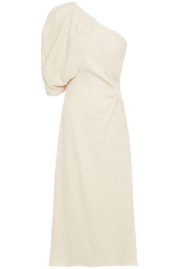 JOHANNA ORTIZ Sea Island one-shoulder crepon midi dress
