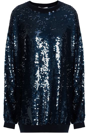 STELLA MCCARTNEY Sequined silk top