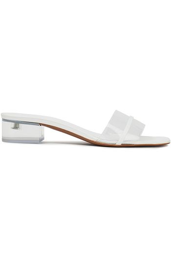 NEOUS Osty PVC and leather mules