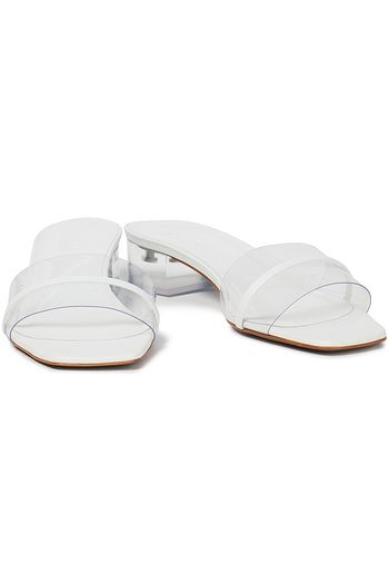 NEOUS Osty PVC and leather mules