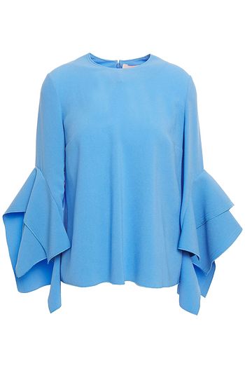 ROKSANDA ラッフル付き クレープ ブラウス