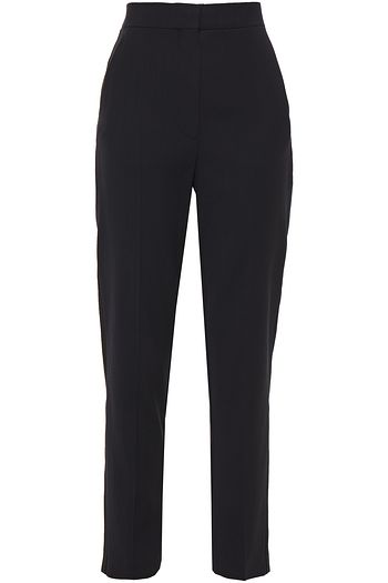 ROKSANDA Silk-trimmed twill tapered pants