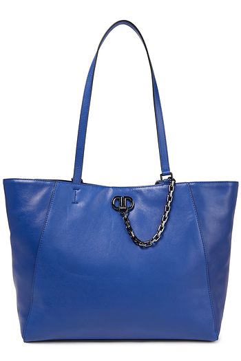 DKNY Linton large chain-embellished leather tote