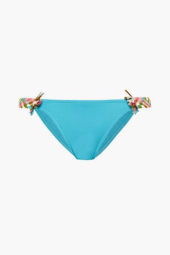 ERES Lambada braid-trimmed mid-rise bikini briefs