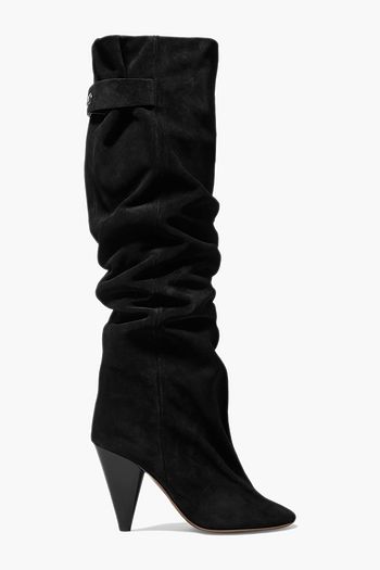 ISABEL MARANT Lacine suede knee boots