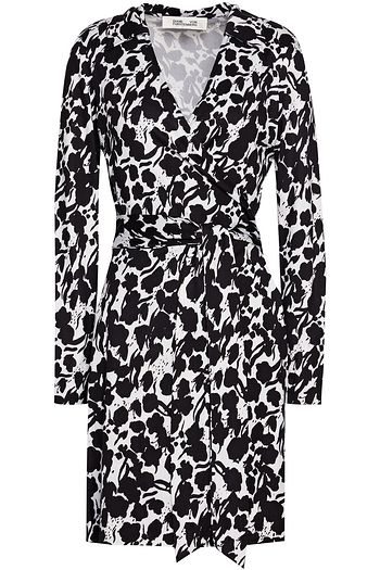 DIANE VON FURSTENBERG Bedrucktes Wickelkleid aus Seiden-Jersey