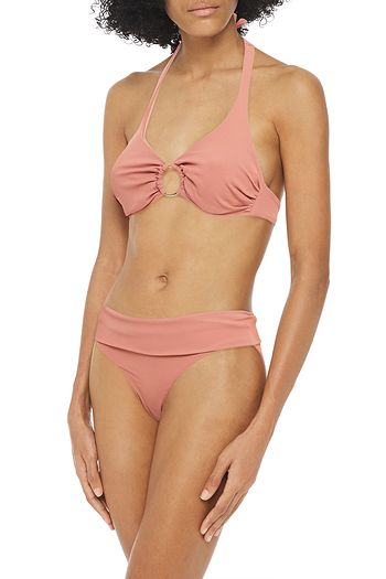 MELISSA ODABASH Brussels ribbed mid-rise bikini briefs