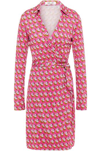 DIANE VON FURSTENBERG New Jeanne Two floral-print silk-jersey wrap dress