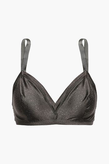 ERES Farniente Archange Swiss-dot silk-blend satin soft-cup triangle bra