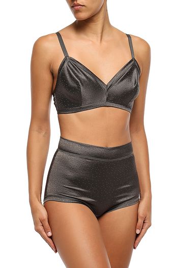 ERES Farniente Archange Swiss-dot silk-blend satin soft-cup triangle bra