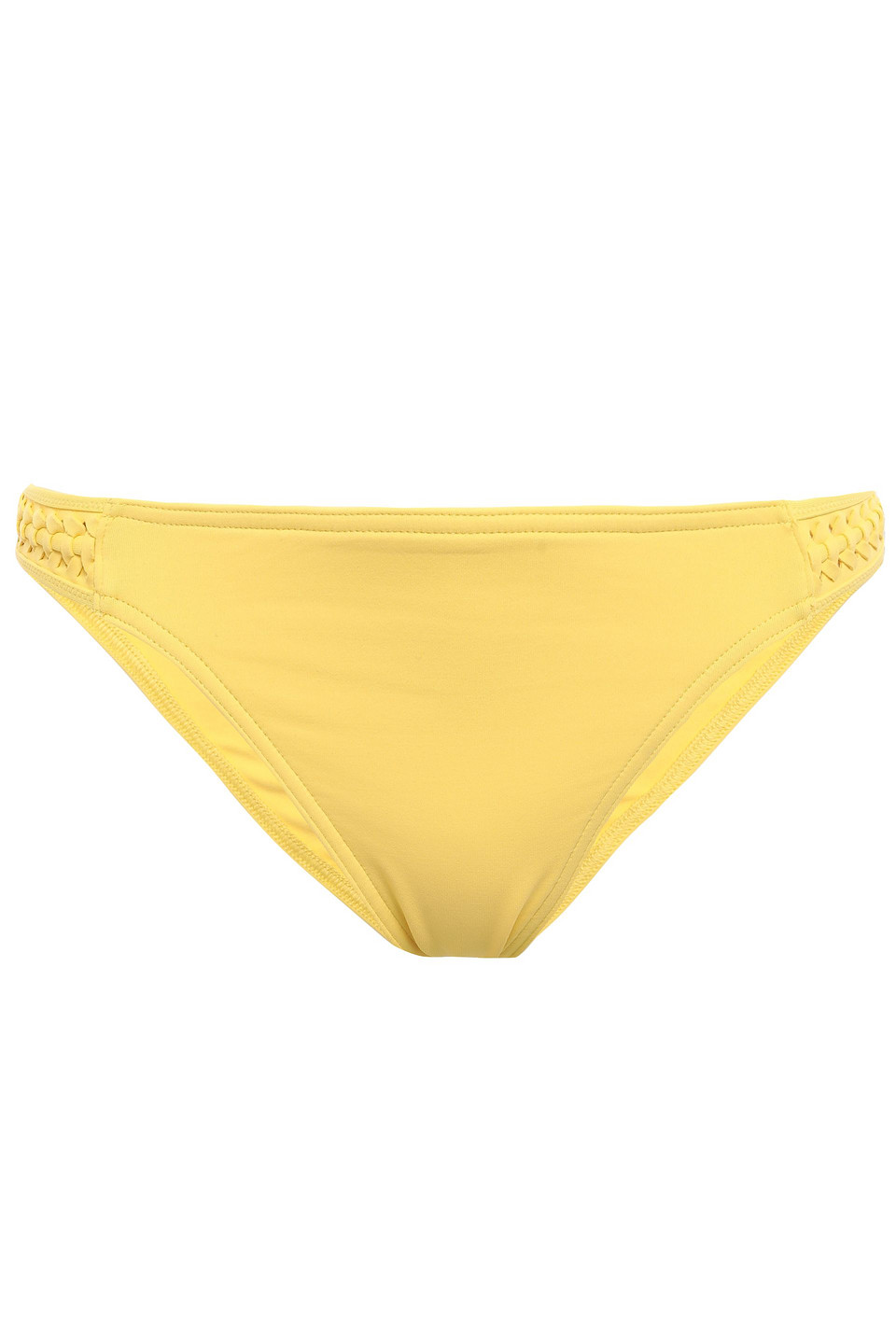 Woman Close Up Déclic Braid-trimmed Low-rise Bikini Briefs