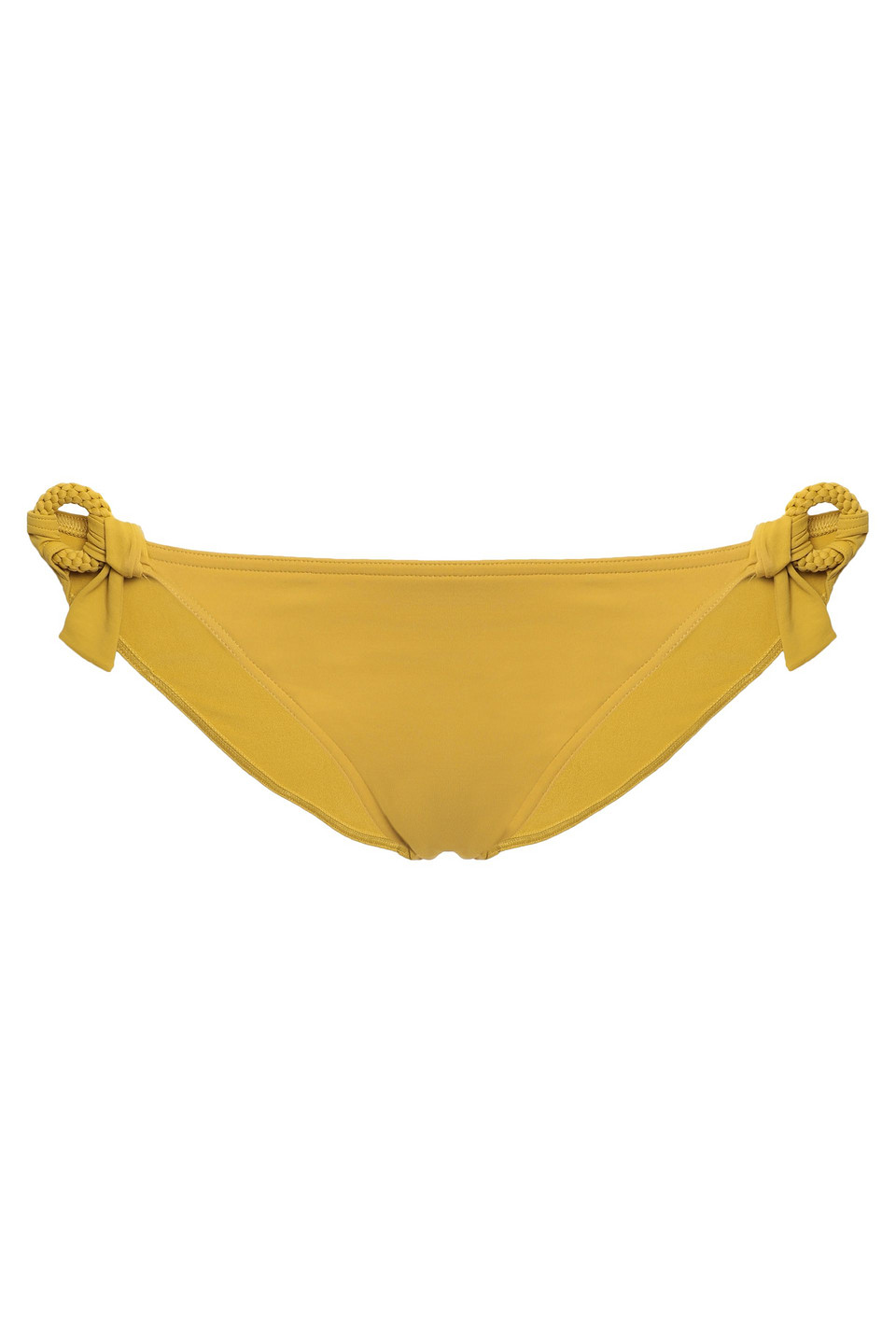 Woman Studio Sépia Ring-embellished Low-rise Bikini Briefs