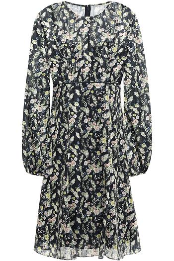 MIKAEL AGHAL Floral-print georgette dress