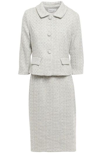 MIKAEL AGHAL Metallic tweed skirt suit