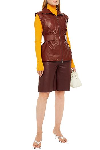 ACNE STUDIOS Pleated leather vest