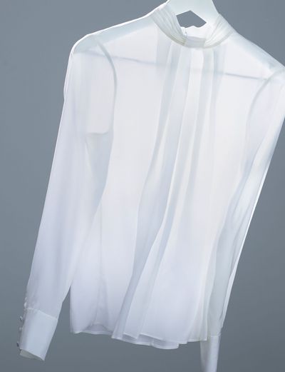 Woman in workwear clothing